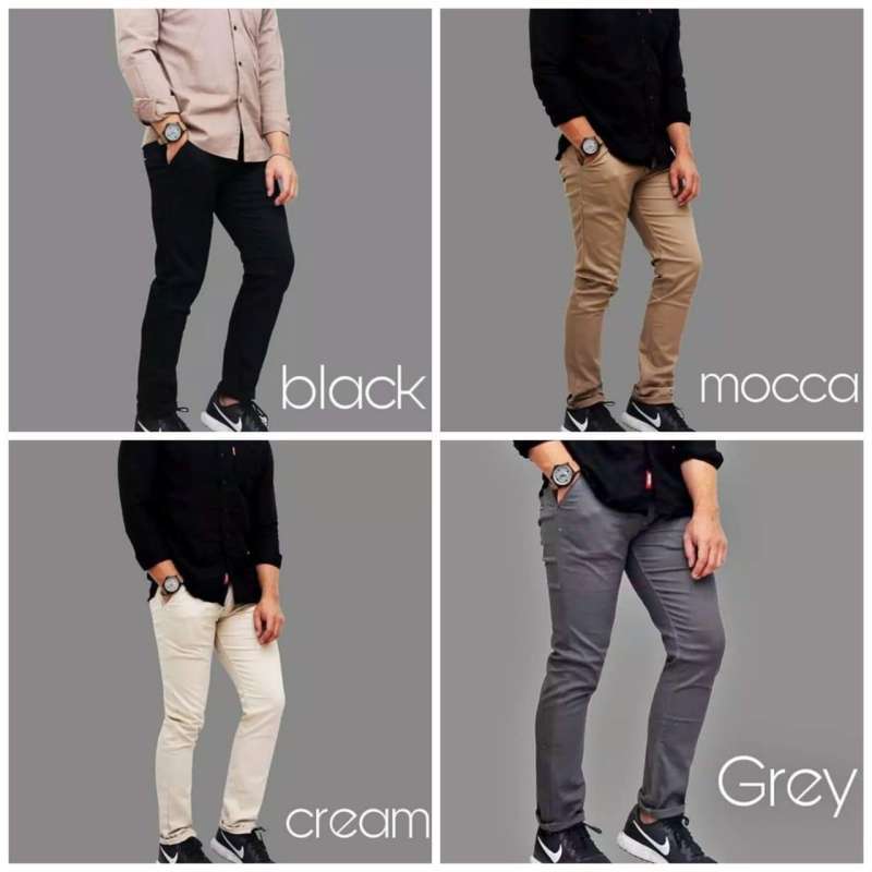 Celana Chinos Panjang – Black